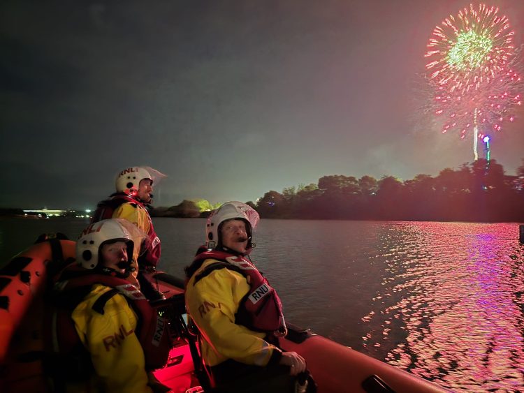 LARGE-SCALE WATER SEARCH AS MAN TRIES TO SWIM TO ISLE OF WIGHT FESTIVAL