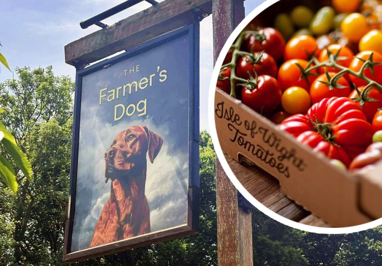 ISLE OF WIGHT TOMATOES TAKE CENTRE STAGE ON MENU AT JEREMY CLARKSON’S PUB