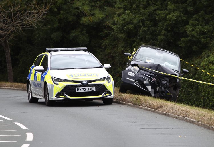 DRIVER CHECKED OVER AFTER FIAT SUSTAINS SIGNIFICANT DAMAGE IN MAIN ROAD SMASH