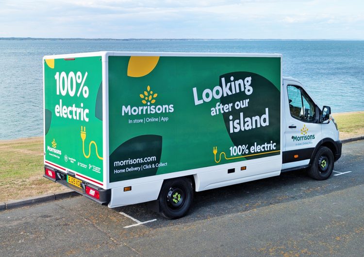 MORRISONS LAUNCHES FULLY ELECTRIC ISLE OF WIGHT HOME DELIVERY FLEET