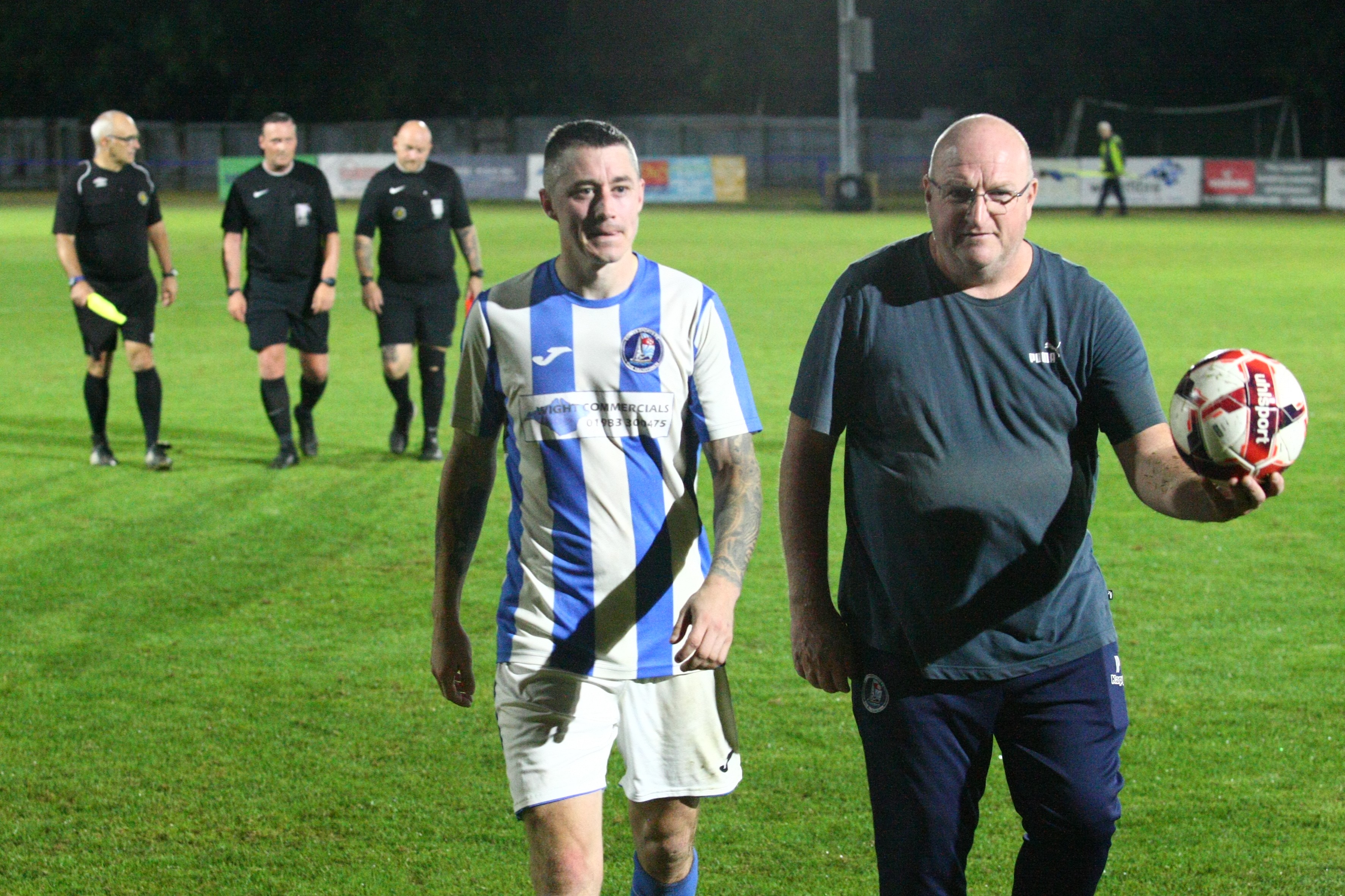 COWES SPORTS ICON JOHN MCKIE NETS DOUBLE CENTURY OF GOALS FOR YACHTSMEN