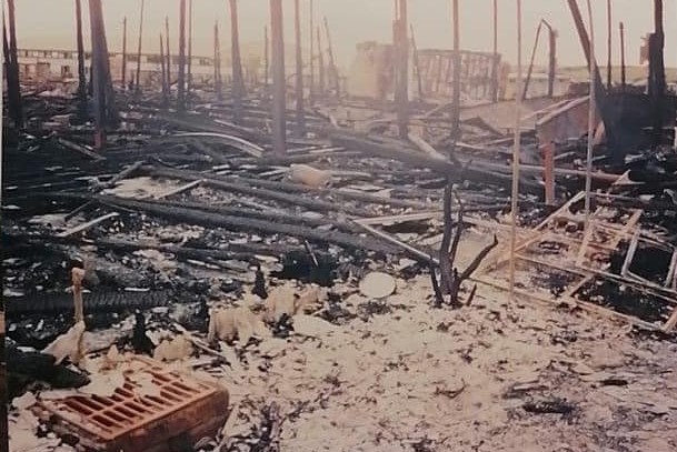 30 YEARS AGO BRIGHSTONE HOLIDAY CENTRE WAS GUTTED BY FIRE