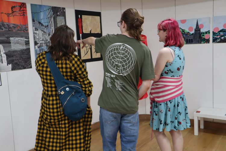 ISLAND VI FORM ART STUDENTS CELEBRATE SUCCESS WITH EXHIBITION IN NEWPORT