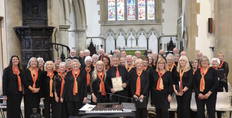 PHOENIX CHOIR SING FINAL THANK YOU FOR THE MUSIC AT NEWPORT MINISTER