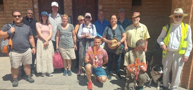 ISLE OF WIGHT CATHOLICS WALK IN PILGRIMAGE TO QUARR ABBEY FOR 2025 JUBILEE YEAR