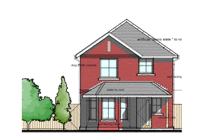 PLANS PUT FORWARD TO BUILD NEW 3-BED HOUSE NEAR LAKE CLIFF-TOP