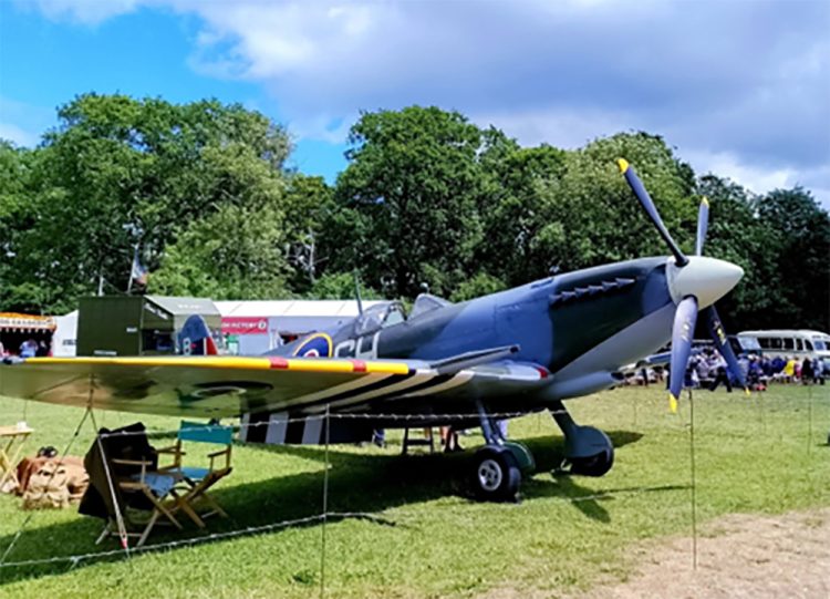 REPLICA SPITFIRE TO TAKE CENTRE STAGE AT STEAM RAILWAY’S 1940S WEEKEND
