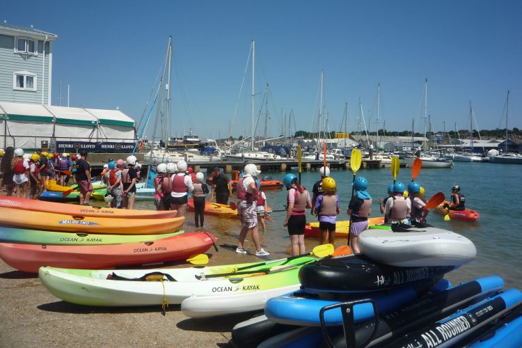 GIRLGUIDING SOUTH WEST ENGLAND TAKES TO THE WATER AT UKSA IN COWES