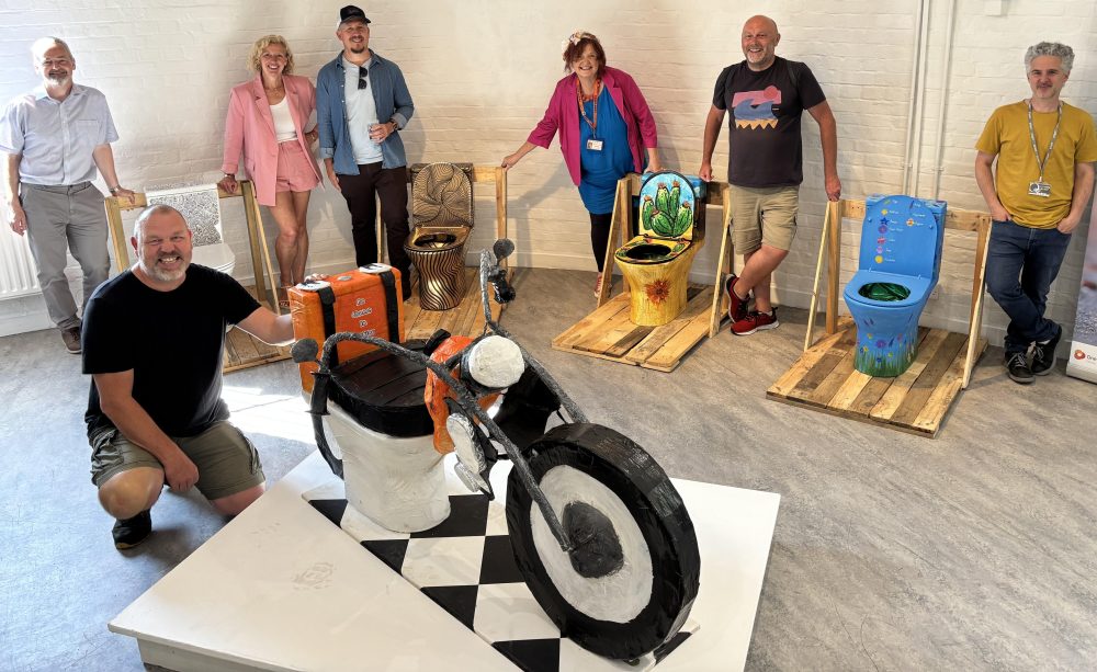 ‘YOUR LOO COULD SAVE YOU’ TOILET ART EXHIBITION OPENS AT QUAY ARTS