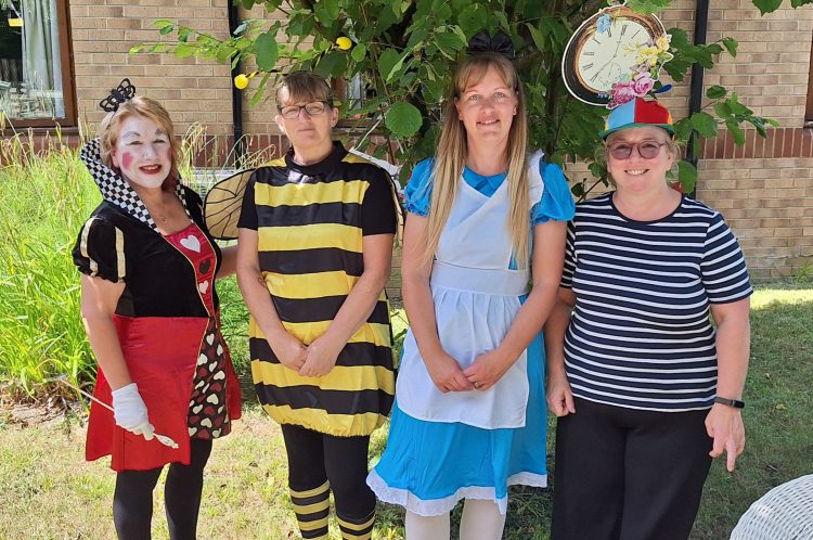ISLE OF WIGHT CARE HOMES HOST ENCHANTING ALICE IN WONDERLAND TEA PARTIES