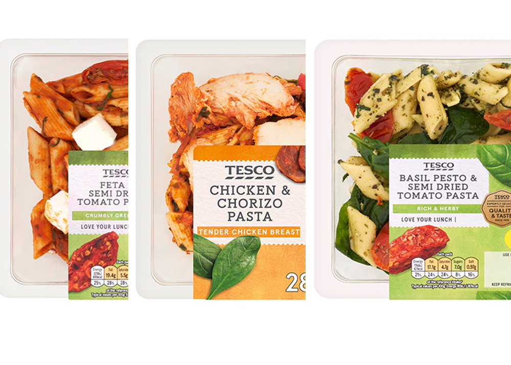 TESCO RECALLS PASTA SALADS OVER FEARS OF SALMONELLA CONTAMINATION