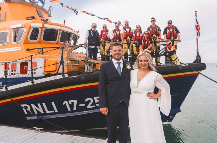YARMOUTH RNLI COUPLE TIE THE KNOT ON A DATE INSPIRED BY LIFEBOAT NUMBERS
