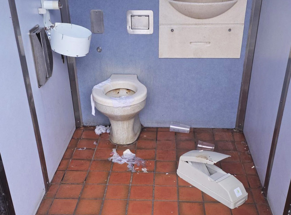 TOWN COUNCIL DISAPPOINTED TO BE SPENDING ON ADDRESSING VANDALISM