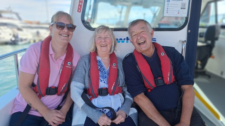 CARE HOME RESIDENT FULFILS DREAM OF RETURNING TO THE WATER
