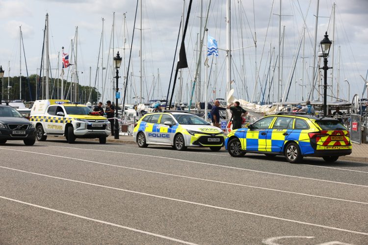 UPDATED: YACHT CORDONED OFF AND DETECTIVES CALLED IN FOLLOWING SOLENT DRAMA