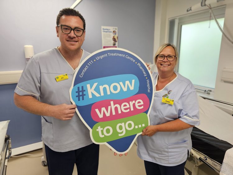 KNOW WHERE TO GO THIS BANK HOLIDAY URGES NHS