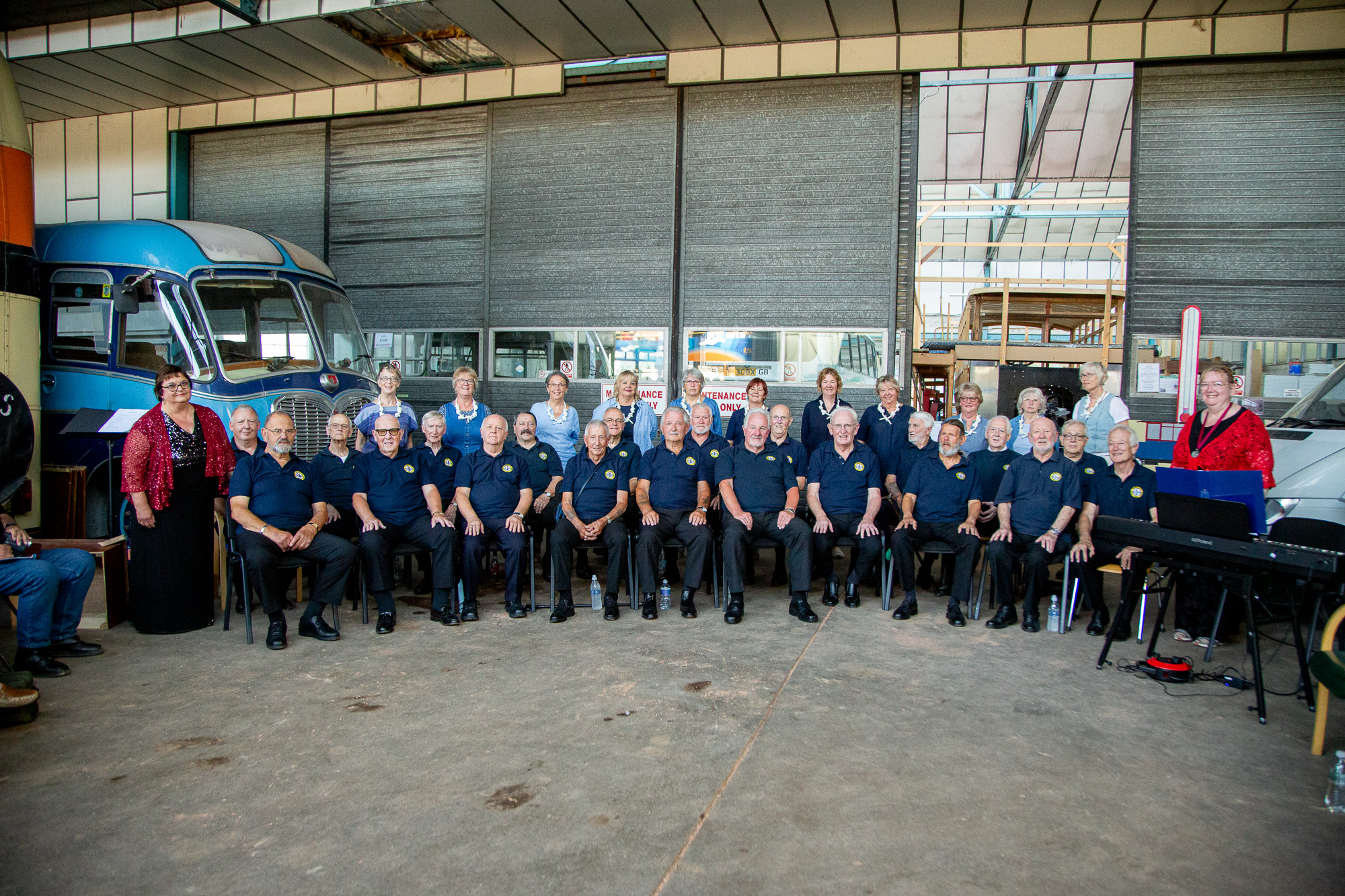 BANK HOLIDAY BUS GARAGE CONCERT RAISES FUNDS AND SPIRITS IN RYDE