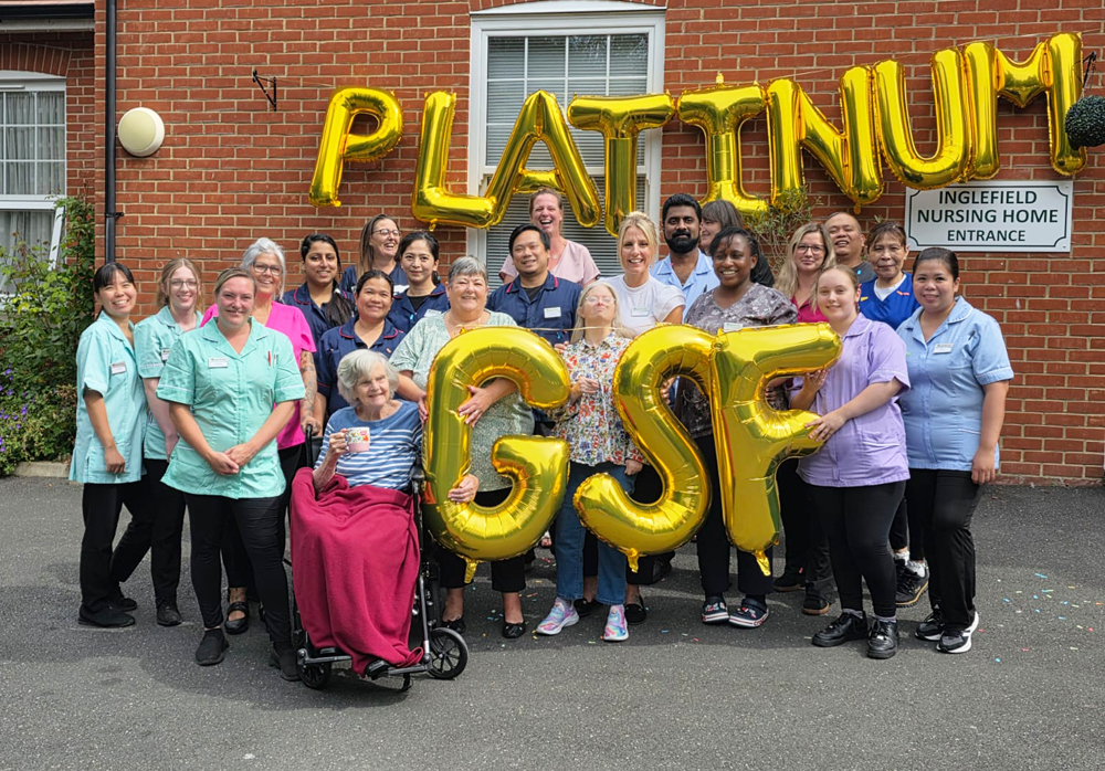PLATINUM STATUS FOR TOTLAND’S INGLEFIELD CARE HOME – AND NATIONAL NOMINATION