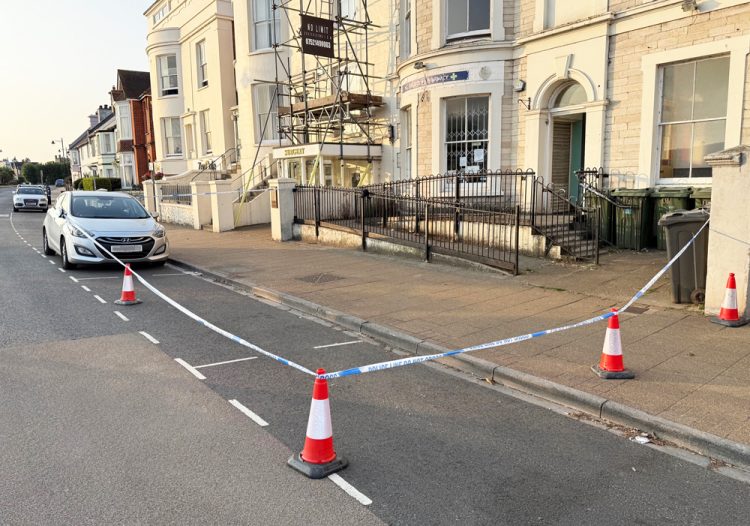 ‘SERIOUS ASSAULT’ OVERNIGHT SEES SEAFRONT PAVEMENT CORDONED OFF