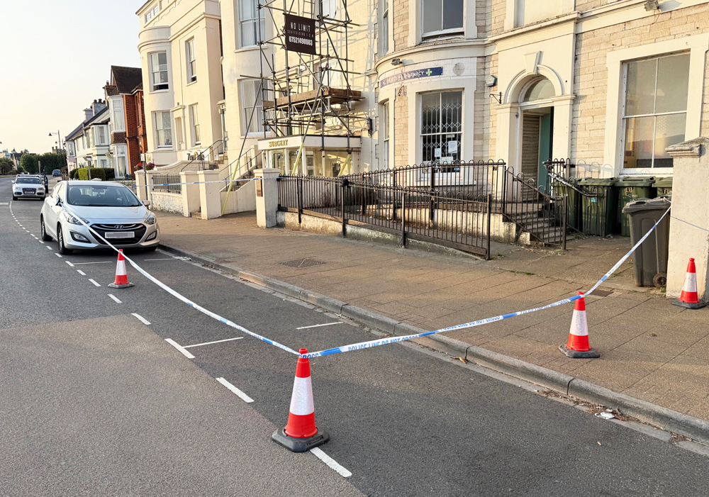 ‘SERIOUS ASSAULT’ OVERNIGHT SEES SEAFRONT PAVEMENT CORDONED OFF