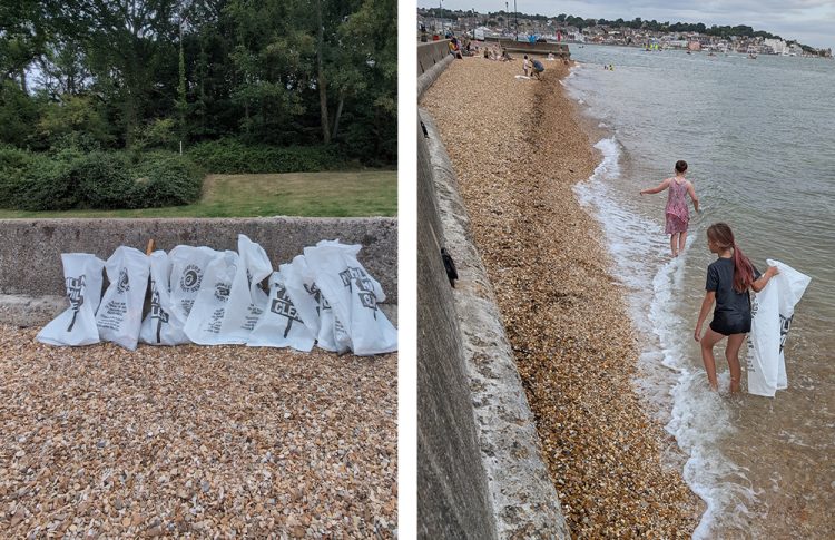 OVER 40 ISLANDERS BECOME ‘MARINE HEROES’ IN EAST COWES BEACH CLEAN