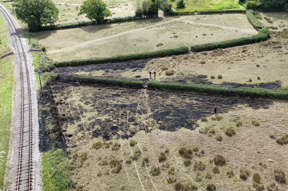 FIELD FIRE SEES FIREFIGHTERS FROM MULTIPLE STATIONS CALLED TO WOOTTON