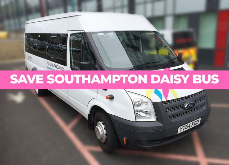 MP AND MEDIA CAMPAIGN TO SAVE DAISY BUS FOR ISLE OF WIGHT CANCER PATIENTS
