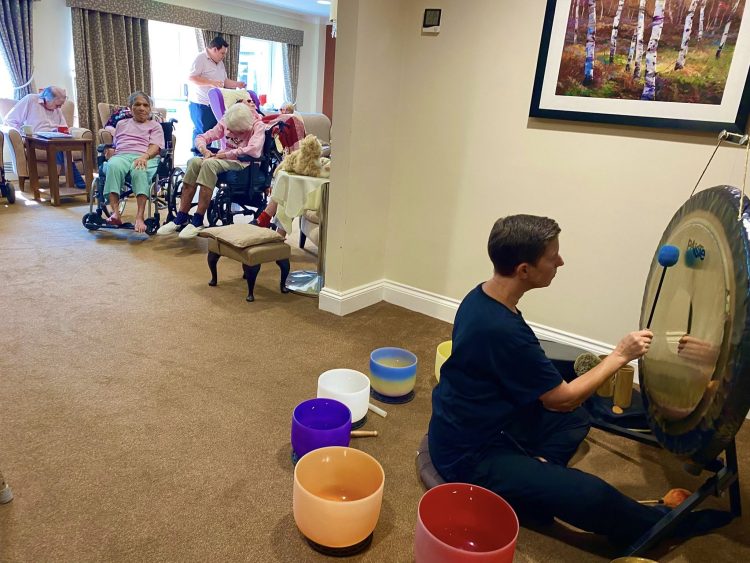 NATIONAL RELAXATION DAY CELEBRATED WITH SOUND BATH AND FISH & CHIPS AT ORCHARD HOUSE
