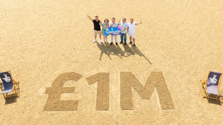 EUROMILLIONS MILLIONAIRE CELEBRATES WIN AFTER ISLE OF WIGHT TICKET PURCHASE