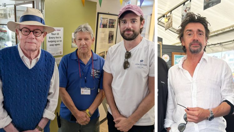 JACK WHITEHALL AND RICHARD HAMMOND SPOTTED IN ISLE OF WIGHT BANK HOLIDAY VISITS
