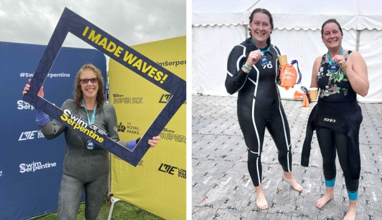 ISLE OF WIGHT ATHLETES MAKE A SPLASH AT SERPENTINE SWIM CHALLENGE