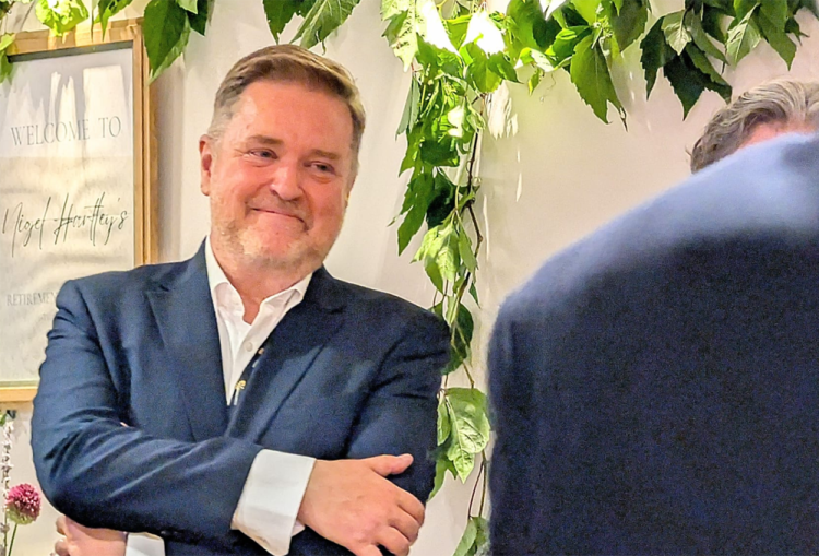 MOUNTBATTEN GROUP SAYS GOODBYE TO RETIRING CEO NIGEL HARTLEY