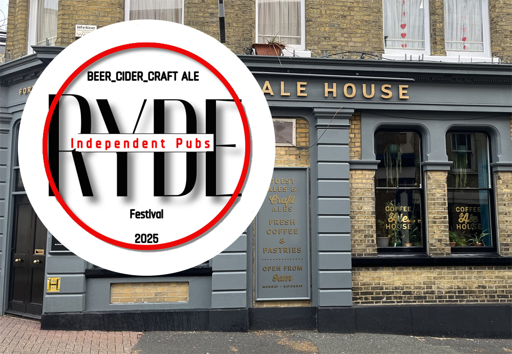 BEER, CIDER AND LIVE MUSIC ON TAP FOR RYDE’S INDEPENDENT PUB FESTIVAL THIS MONTH
