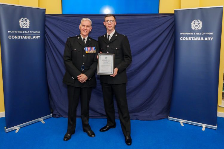 STUDENT OFFICER WHO SAVED CHILD’S LIFE AMONG THOSE HONOURED AT POLICE CEREMONY