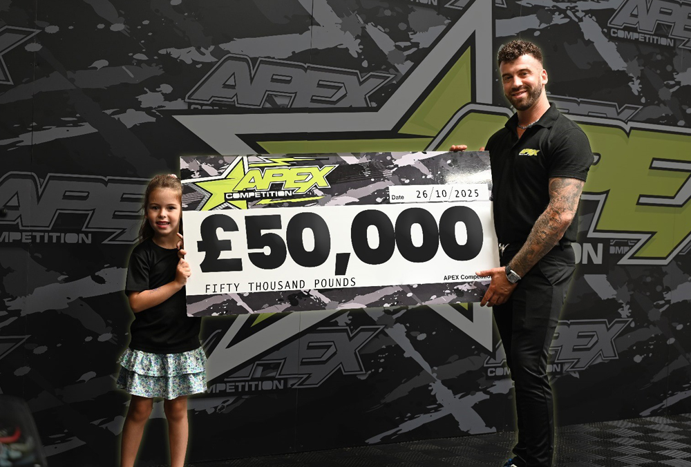£50,000 TAX-FREE CASH UP FOR GRABS WITH APEX COMPETITION THIS SUNDAY