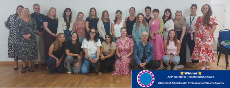 MENTAL HEALTH TEAM WINS PRESTIGIOUS NHS WORKFORCE TRANSFORMATION AWARD