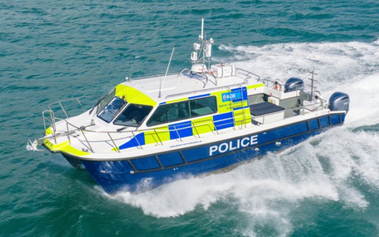 VENTNOR’S CHEETAH MARINE DELIVERS HIGH-SPEED VESSEL FOR DEVON & CORNWALL POLICE