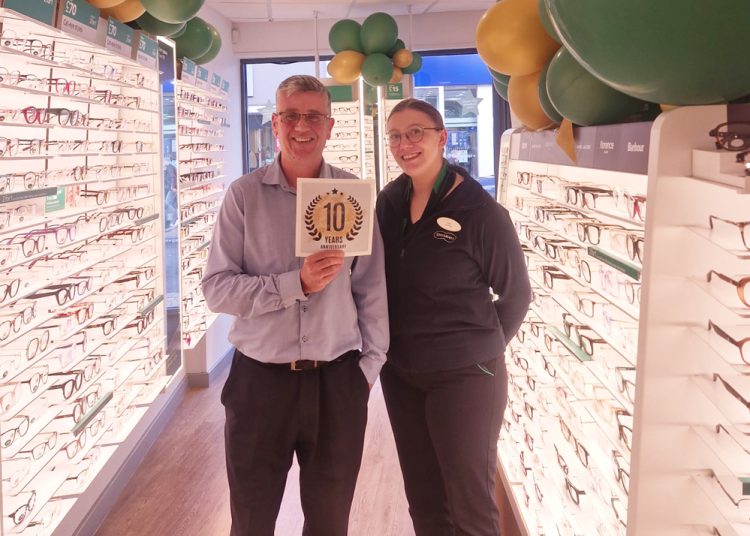 SPECSAVERS NEWPORT MARKS 10 YEARS AT EXPANDED HIGH STREET LOCATION
