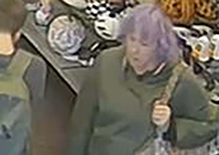 CAN YOU HELP IDENTIFY THIS WOMAN FOLLOWING SHOE THEFT IN NEWPORT?