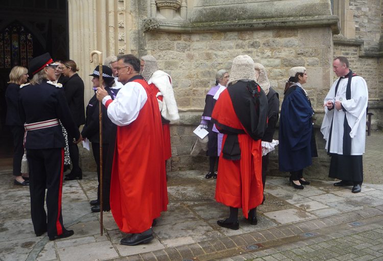 LAW YEAR OPENS WITH TRADITIONAL SERVICE AT NEWPORT MINSTER