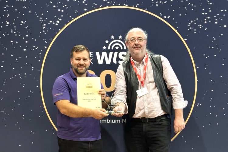 GO INTERNET NAMED ‘OPERATOR OF THE YEAR’ AT 2025 UKWISPA AWARDS