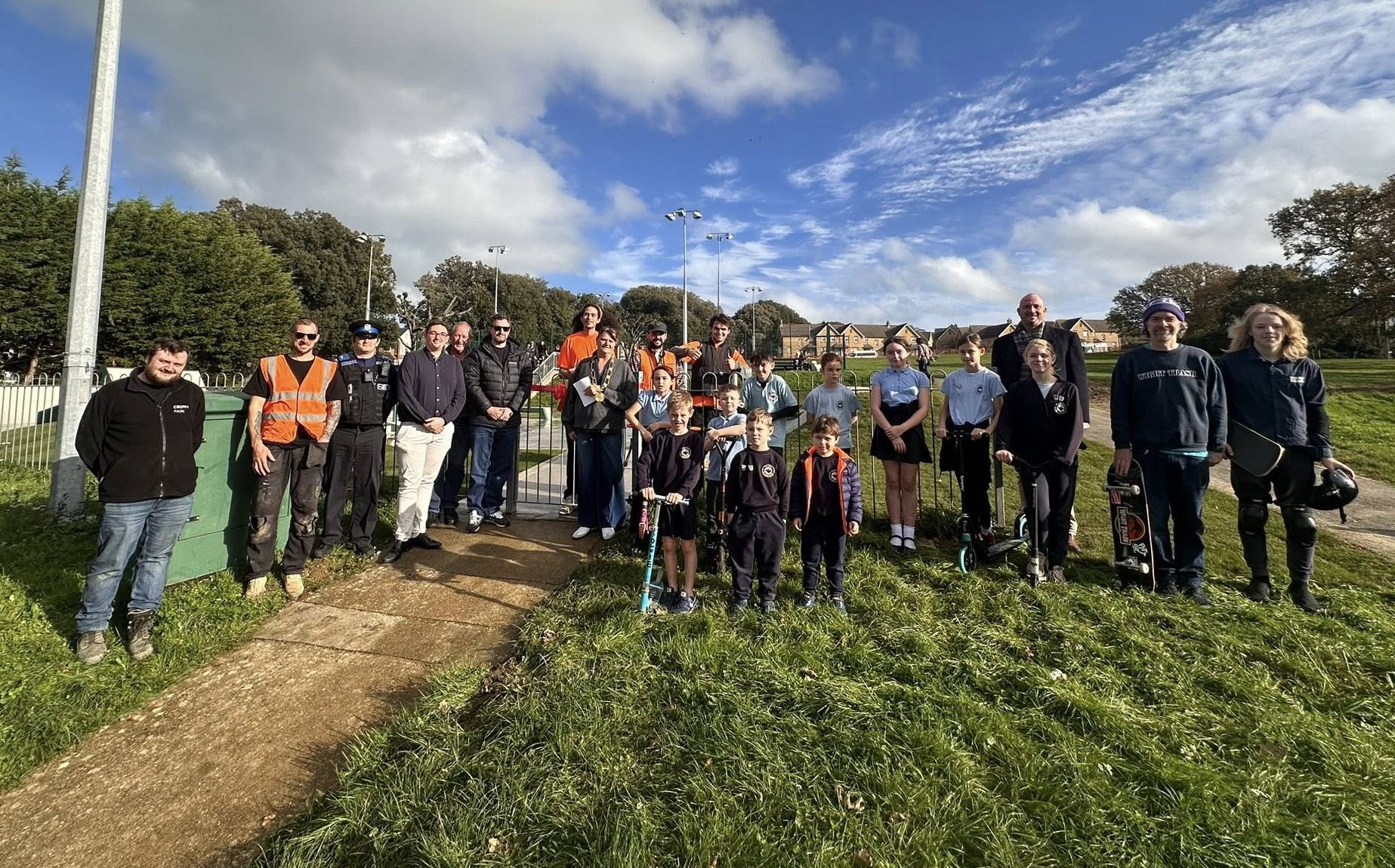 GRAND OPENING OF EAST COWES SKATEPARK CELEBRATED WITH COMMUNITY EVENT