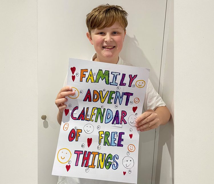 11-YEAR-OLD DESIGNS ADVENT CALENDAR TO BOOST SCHOOL WELLBEING