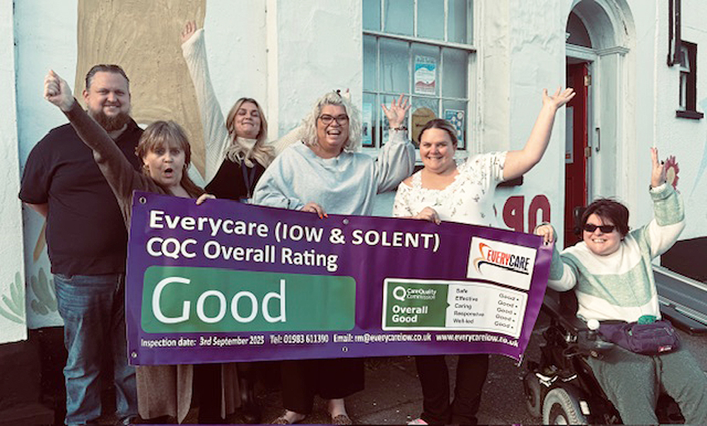 EVERYCARE ISLE OF WIGHT CELEBRATES CONTINUED GROWTH AND ‘GOOD’ CQC RATING