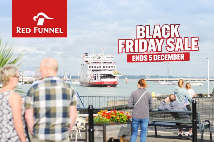SAVE BIG ON ISLE OF WIGHT TRAVEL WITH RED FUNNEL THIS BLACK FRIDAY