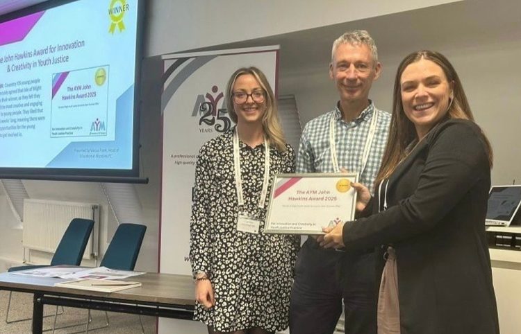 ISLAND’S YOUTH JUSTICE SERVICE RECOGNISED WITH NATIONAL INNOVATION AWARD