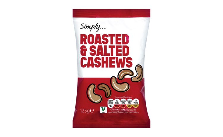 LIDL RECALLS SIMPLY ROASTED AND SALTED CASHEWS OVER GLASS CONTAMINATION RISK