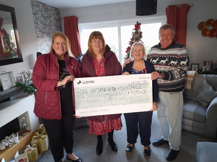 OVER £9,000 RAISED FOR SPINA BIFIDA AND HYDROCEPHALUS CHARITY IN 2025