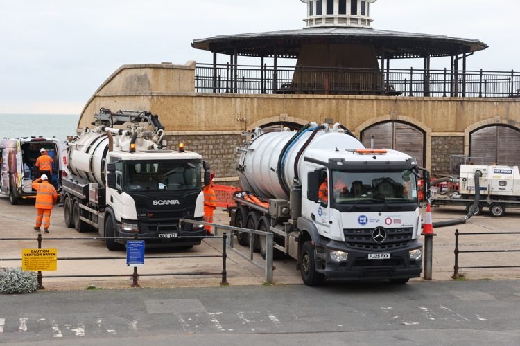 CONVOY OF TANKERS CALLED IN AS LEAK IDENTIFIED AT VENTNOR PUMPING STATION