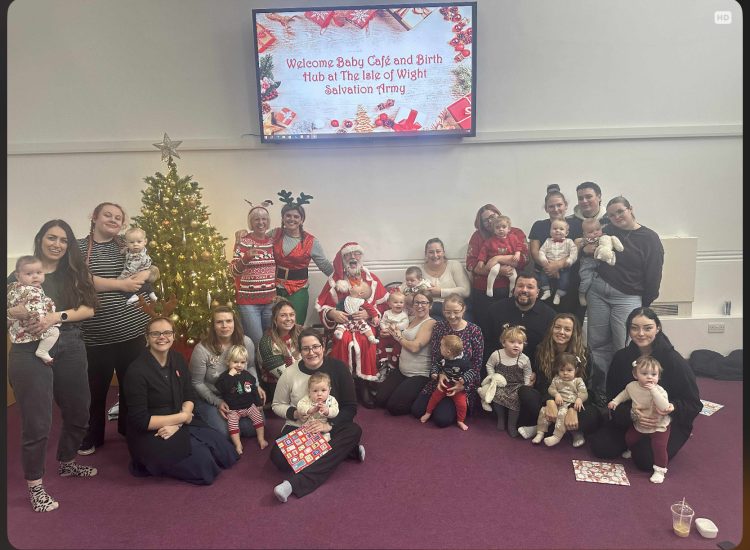 MAGICAL MOMENTS AS FATHER CHRISTMAS VISITS NEWPORT BABY CAFÉ